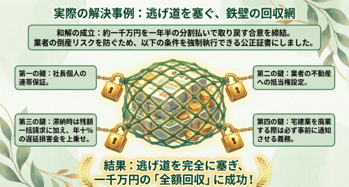 原野商法 全額回収 和解 公正証書
