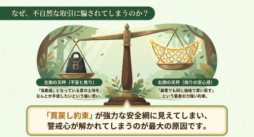 買戻し約束 原野商法 契約前提