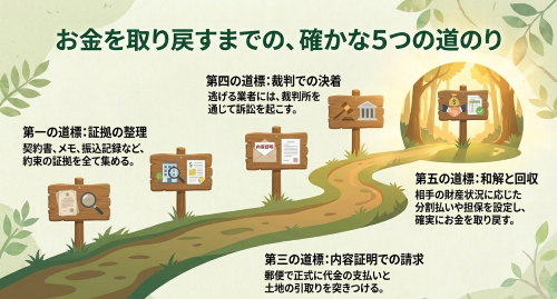 原野商法 解決までの流れ