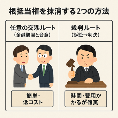 抵当権抹消の方法
