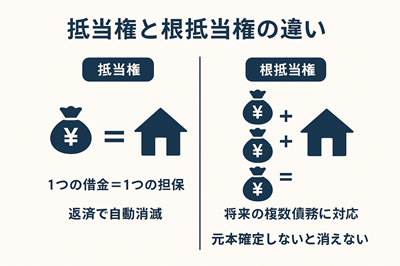 抵当権との違い