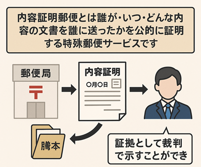 内容証明I郵便の解説