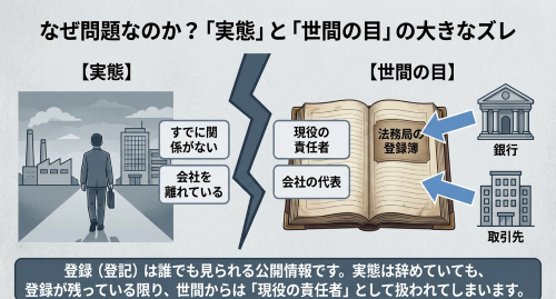 会社登記 公示 第三者責任 リスク