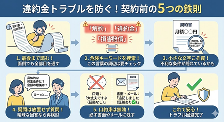 違約金の注意点