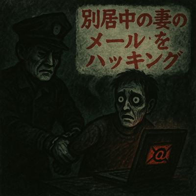妻のメールで逮捕