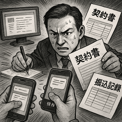 詐欺の証拠