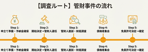 管財事件の期間
