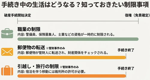破産中の制限