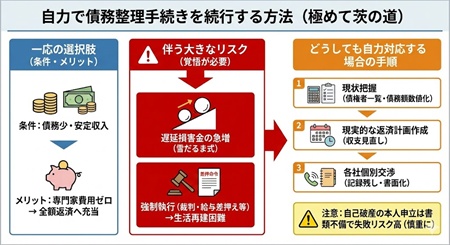 辞任後に自分で債務整理