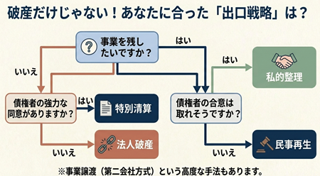 法人破産以外の出口戦略