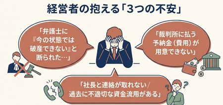 法人破産ができないと言われた社長