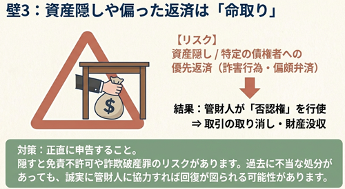 破産での詐害行為