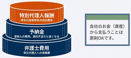 準自己破産費用。