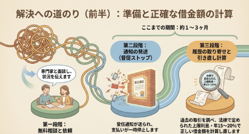 任意整理への調査