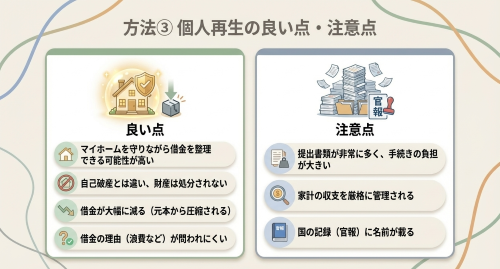 個人再生のデメリット