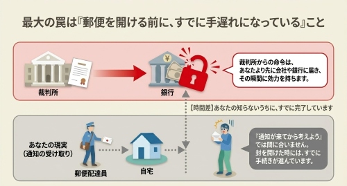 差し押さえのタイミング