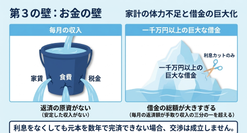 返済原資がない 任意整理できない