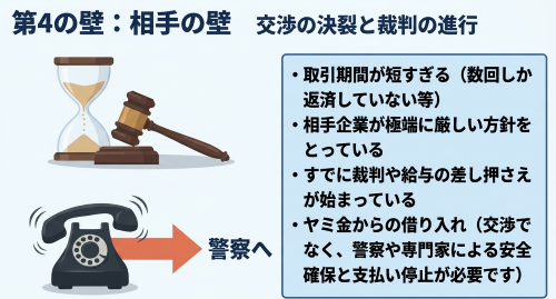 任意整理 債権者が応じないケース
