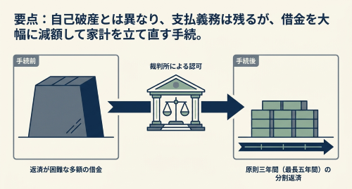 個人再生 自己破産との違い