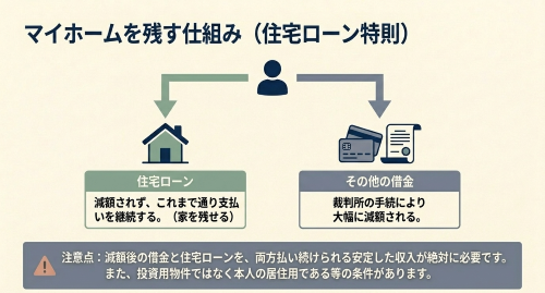 個人再生 住宅ローン特則 自宅を残す