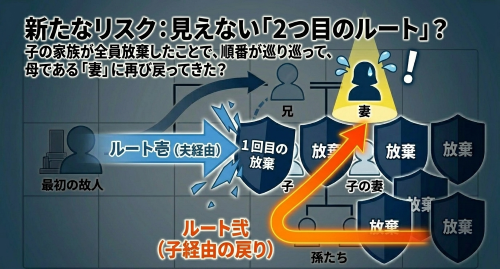 相続放棄 2回目 子経由のルート