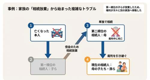 相続放棄後の人身傷害保険金トラブル