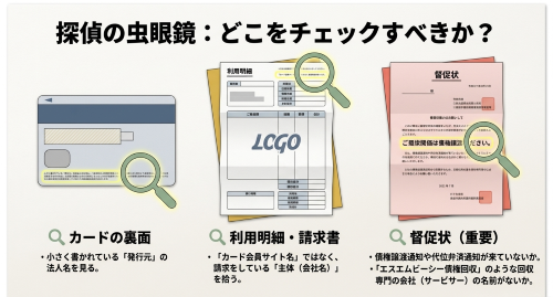 債権者の正式名称を確認する資料