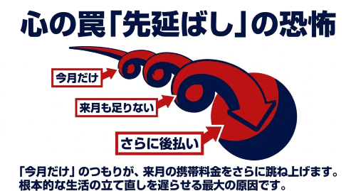 キャリア決済による資金繰り先送りの危険