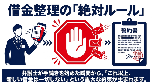 債務整理の受任通知後に新たな借金は禁止